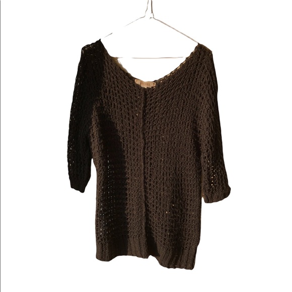 Black Knit Summer Sweater - Picture 5 of 9